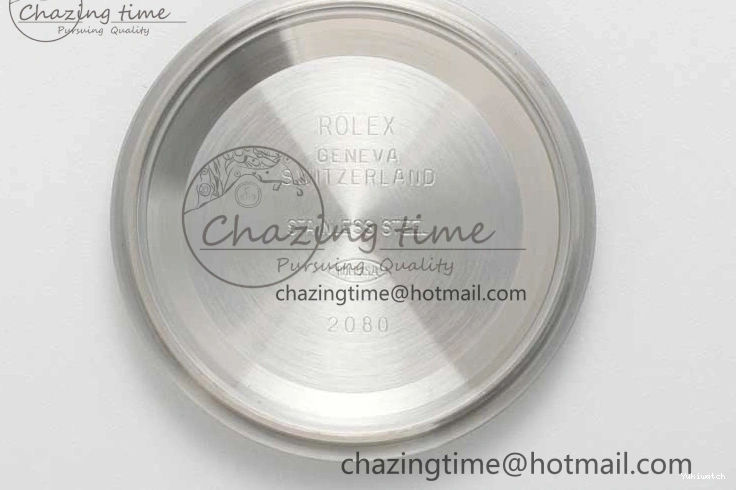 DIWF 904L SA3235 1:1 YG DateJust on Steel Bracelet Jubilee 36mm Best SS Markers Gray Dial Edition Green 0404